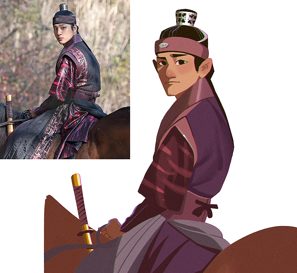 真人转卡通古风系列（图ZMjIwNjEzNjE2） - 创作习作 - 站酷设计师阿伟可接稿原创素材 - 站酷ZCOOL