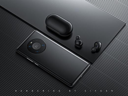 【产品渲染-Galaxy Buds Por蓝牙耳机】