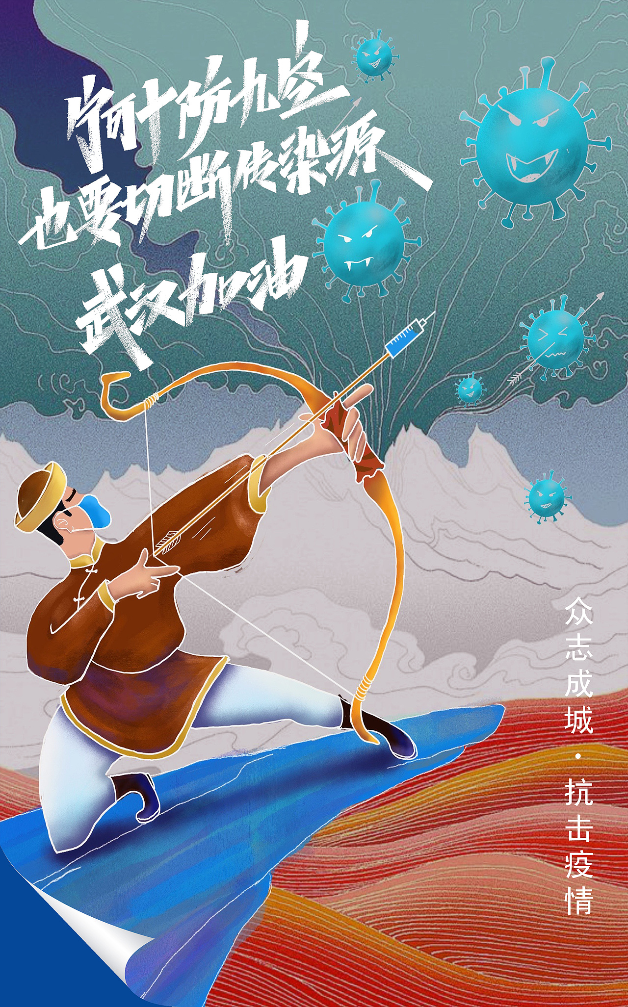 藏式微信推送（图ZMTk1NTY5Mjg4） - 海报 - 站酷设计师NyimaKarsum原创素材 - 站酷ZCOOL