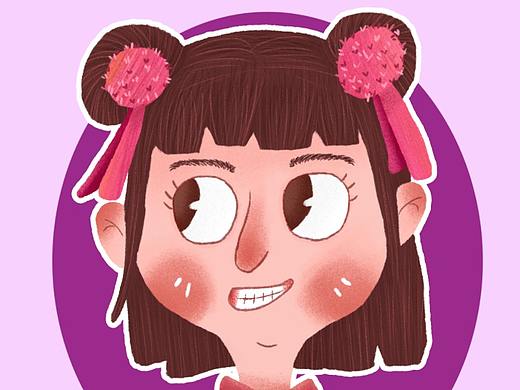 头像练习（个人主页-ZNDg5NjkwNDg=） - 儿童插画 - 站酷设计师顾半源原创素材 - 站酷ZCOOL