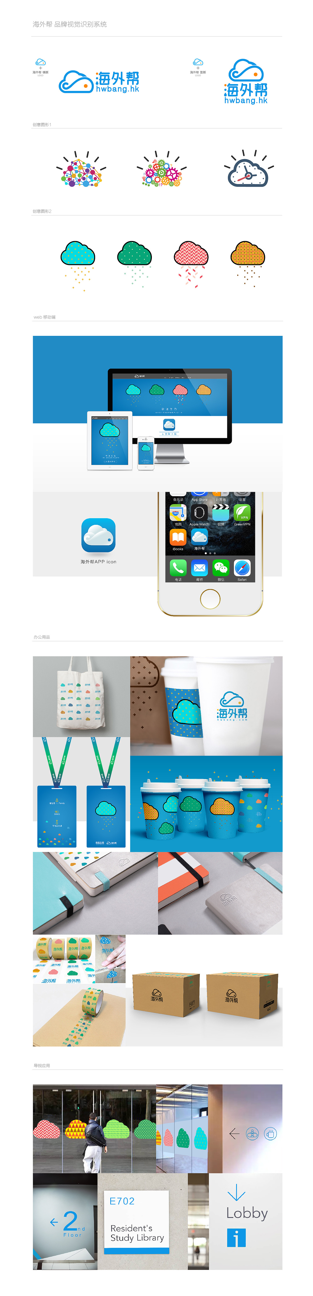 海外帮 品牌视觉识别系统（图ZNTM0NDI4NjQ=） - 品牌 - 站酷设计师潘迪原创素材 - 站酷ZCOOL