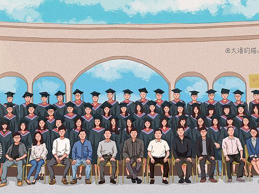 那年——我們畢業(yè)了（個(gè)人主頁-ZMjg5Mjg4NTI=） - 藝術(shù)插畫 - 站酷設(shè)計(jì)師貓小丟原創(chuàng)素材 - 站酷ZCOOL