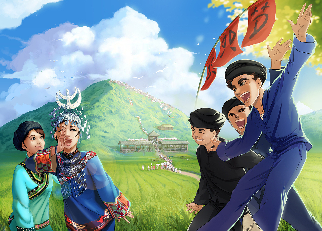 计划生育商业作品一组（图ZNDIzMDkyMA==） - 商业插画 - 站酷设计师二次元即时演算原创素材 - 站酷ZCOOL