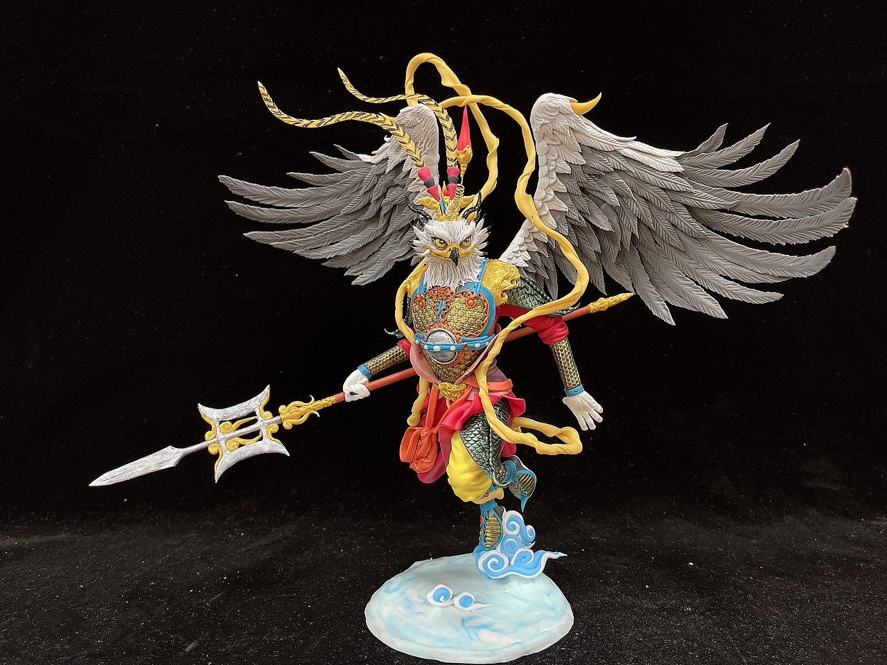 康健面塑作品《西游妖王》