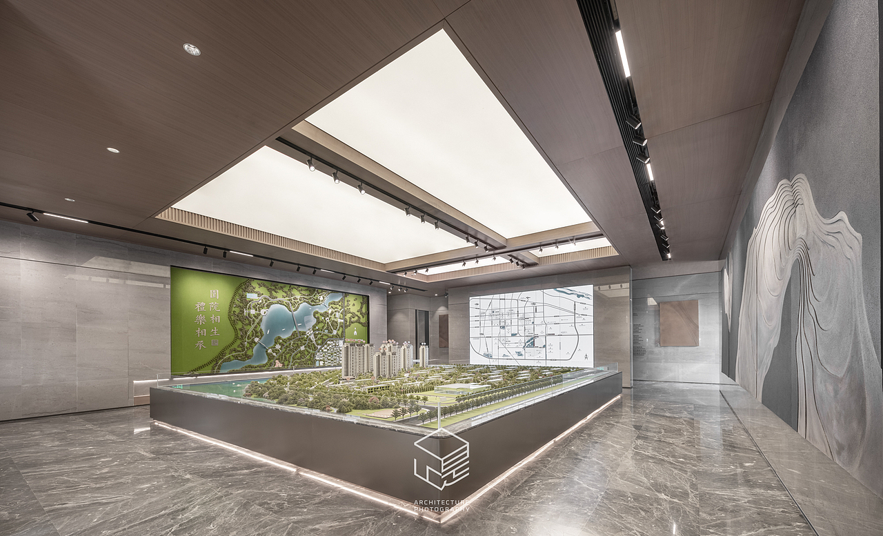 售楼部空间分享|石家庄华远.昆仑赋售楼部