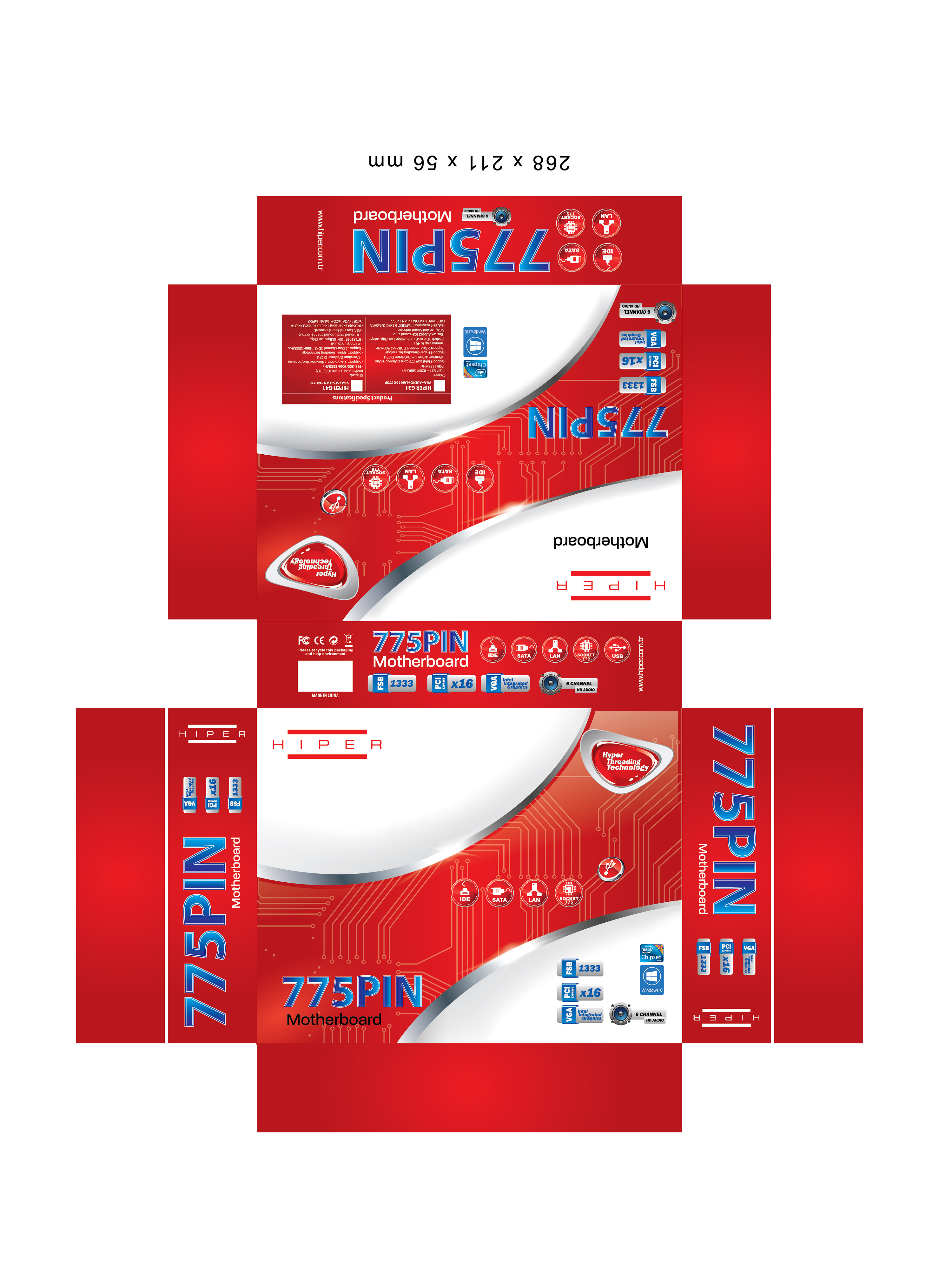 主板彩盒|平面|包装|王面包 - 原创作品 - 站酷 (zcool)