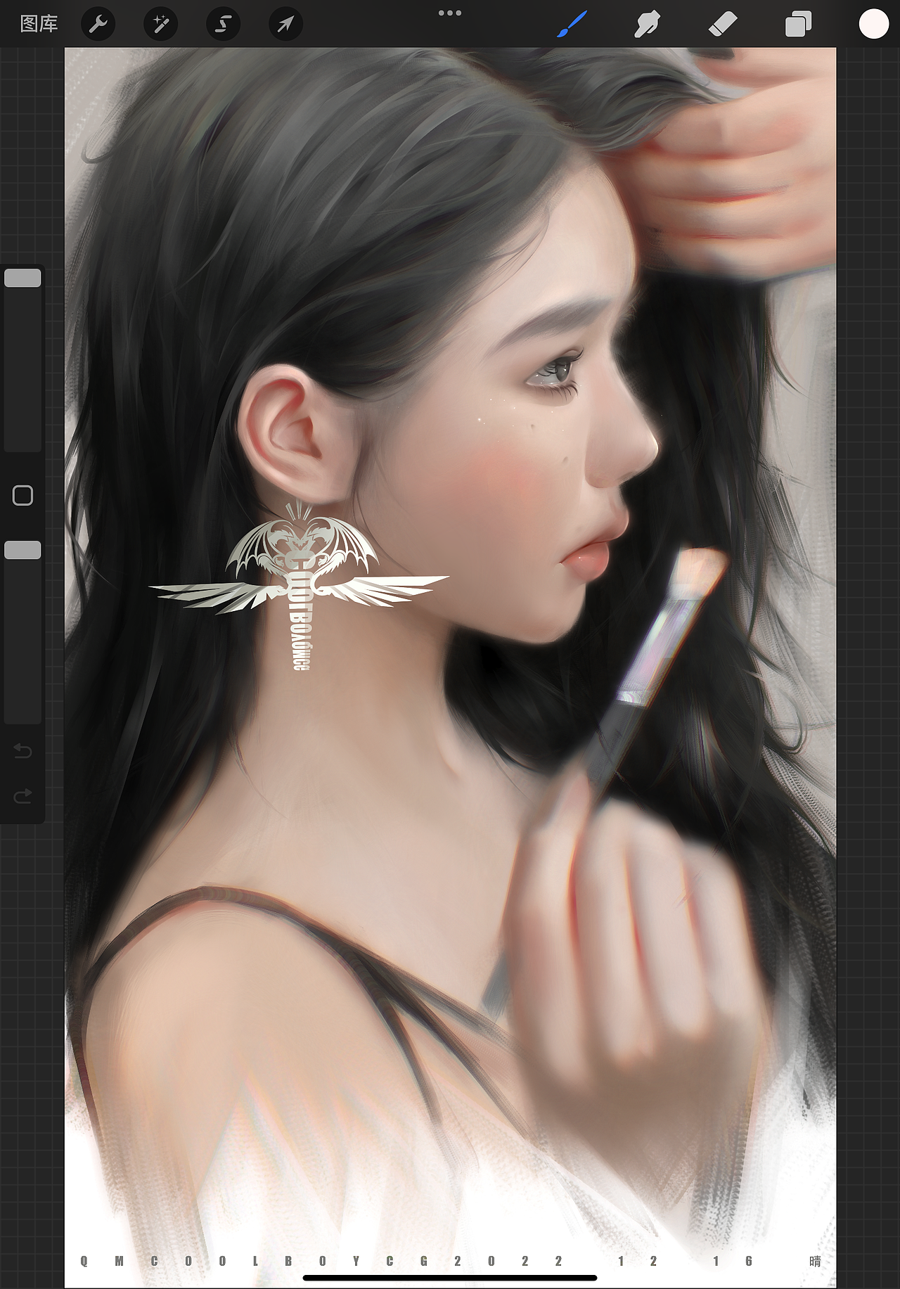 iPad/procreate 12月作品（图ZMzI1ODA3NDcy） - 创作习作 - 站酷设计师插画师青沐原创素材 - 站酷ZCOOL