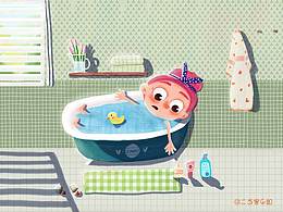 小蘿莉系列之泡澡
