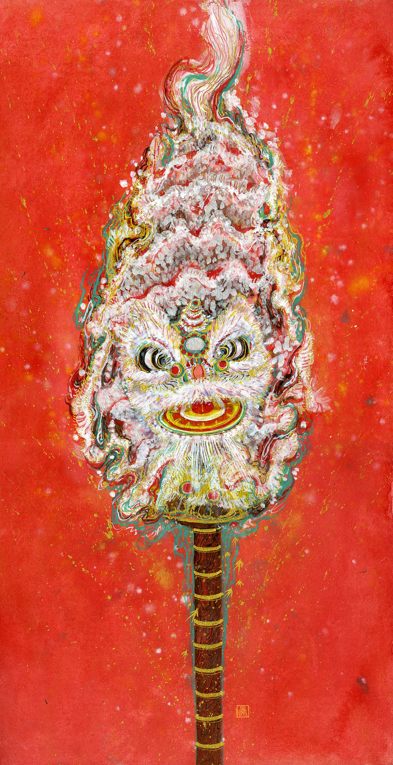 懿晏2019年终总结·插画·岩彩·模型·版画