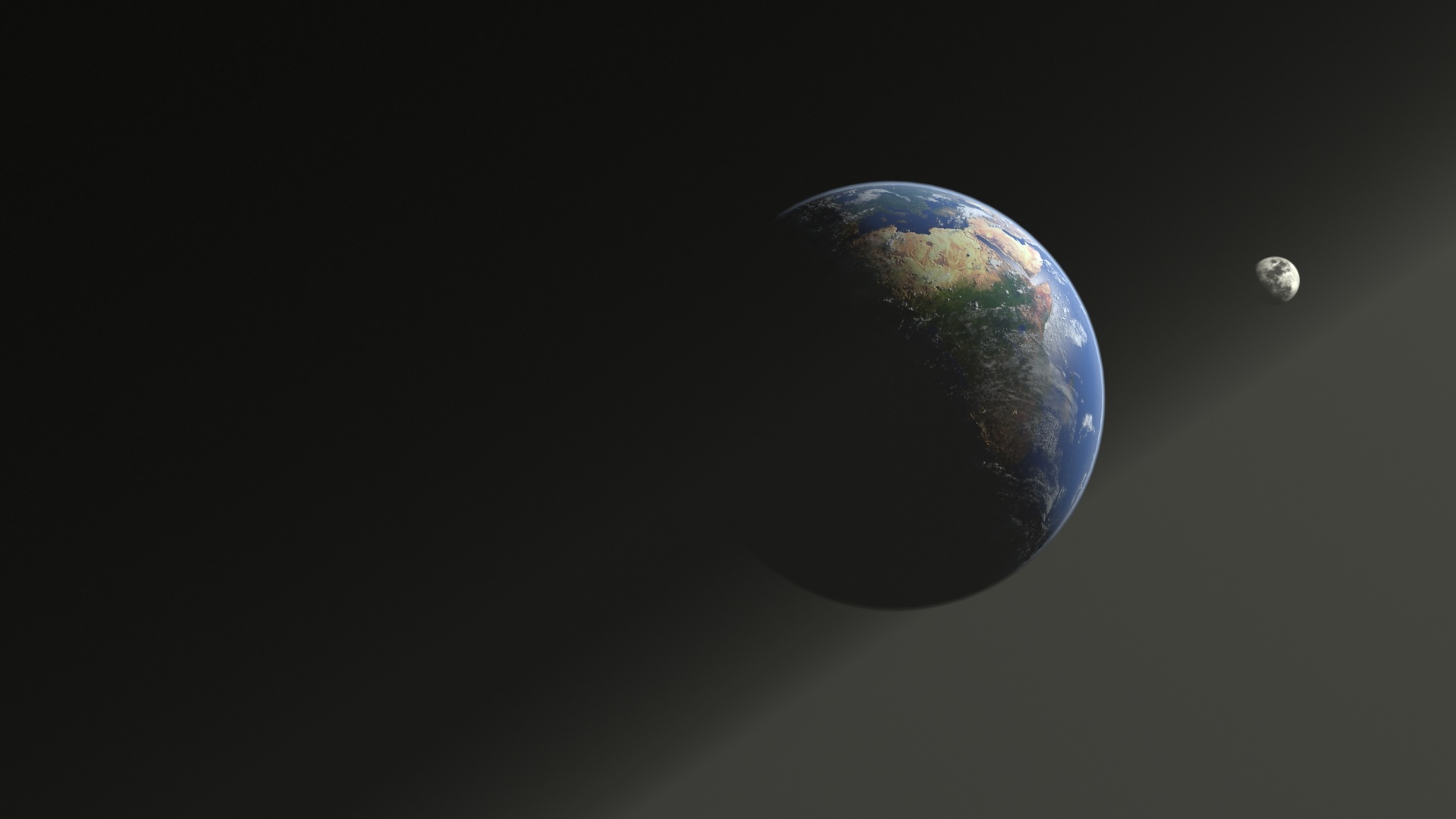 3dmax地球模型调试