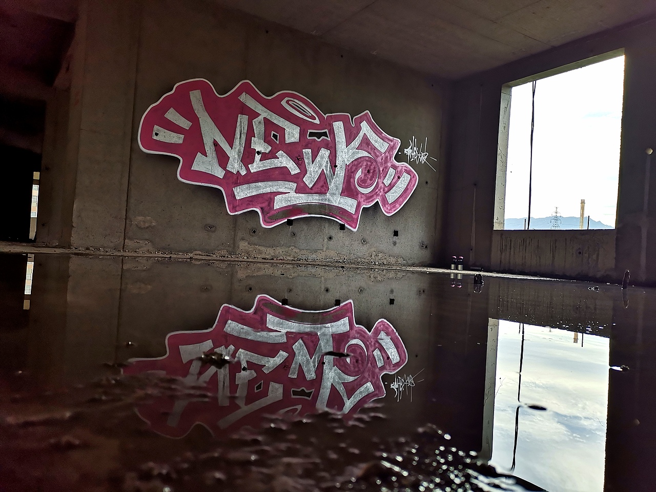 北京房山烂尾楼涂鸦废墟涂鸦北京涂鸦南城大波