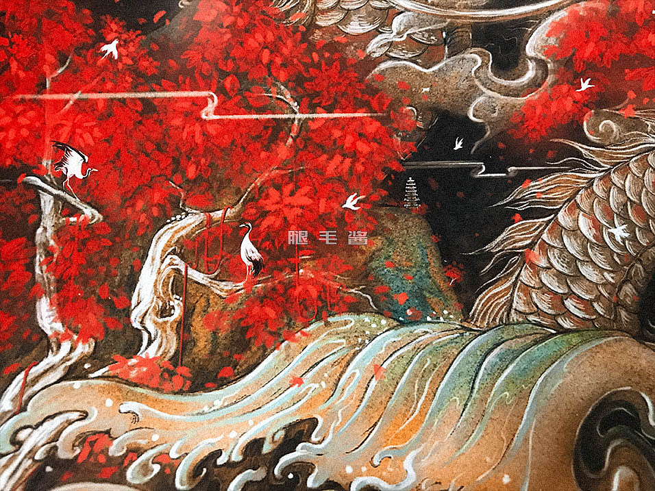 仙界之龙（图ZMjMyNjQ0MTk2） - 艺术插画 - 站酷设计师腿毛酱原创素材 - 站酷ZCOOL