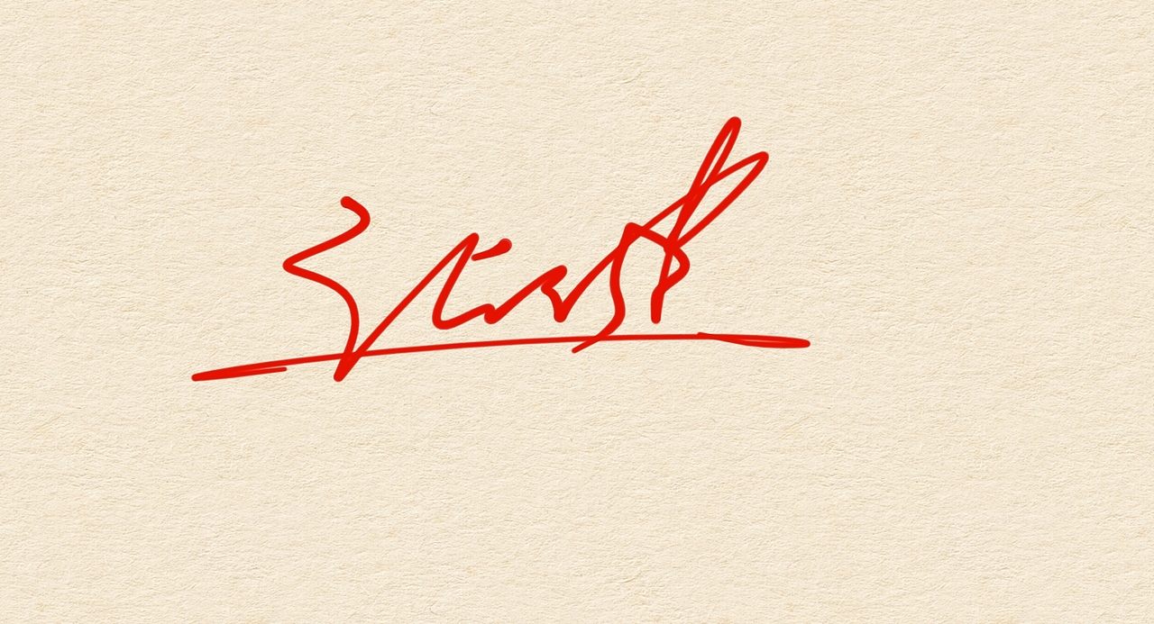 张健的签名一款丨艺术签名丨签名设计丨签名怎么写好看