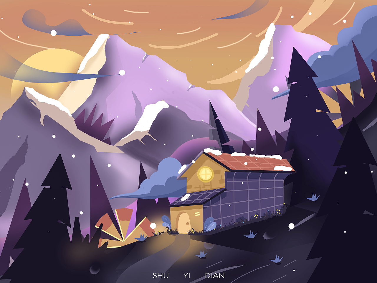 插画（图ZMTk4NDUxODgw） - 创作习作 - 站酷设计师酥一点原创素材 - 站酷ZCOOL