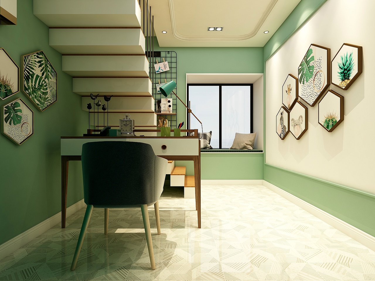 现代田园混搭清爽风