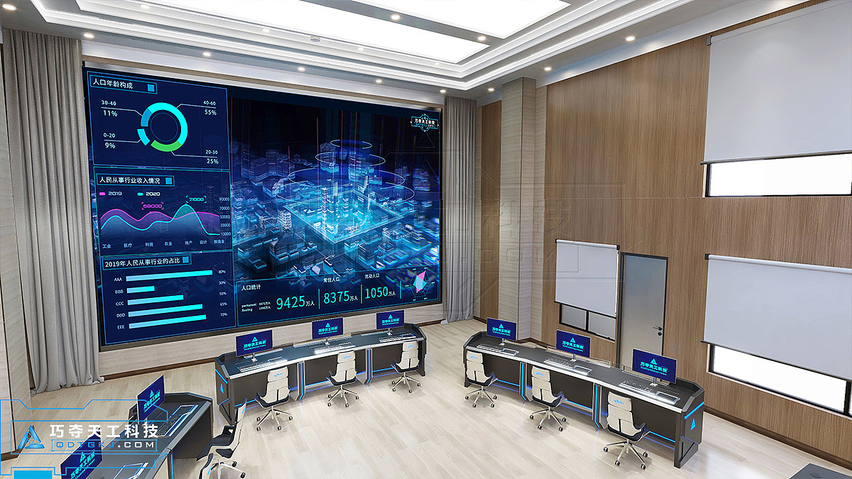 智慧综治中心指挥大厅