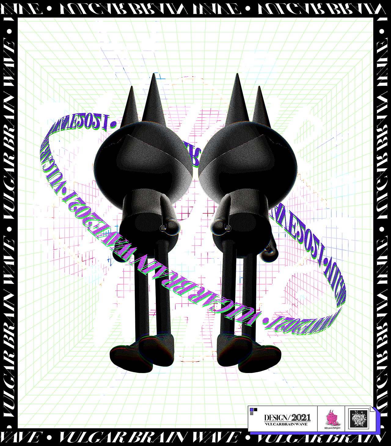 VULGAR BRAIN WAVE @NO.2（图ZMjY0MzY2OTUy） - 新锐潮流插画 - 站酷设计师VulgarBrainWave原创素材 - 站酷ZCOOL