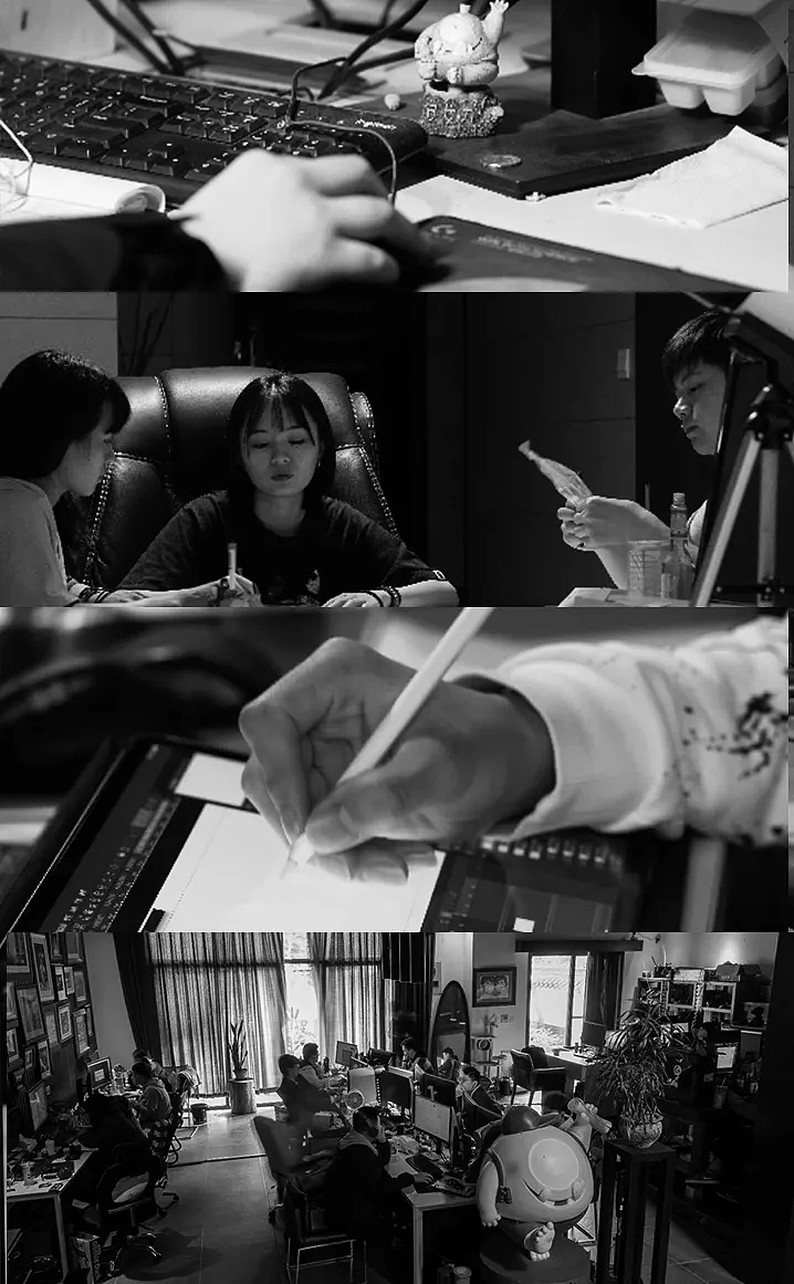 split mirror            /分镜 br>    qiansheng  br>—conception