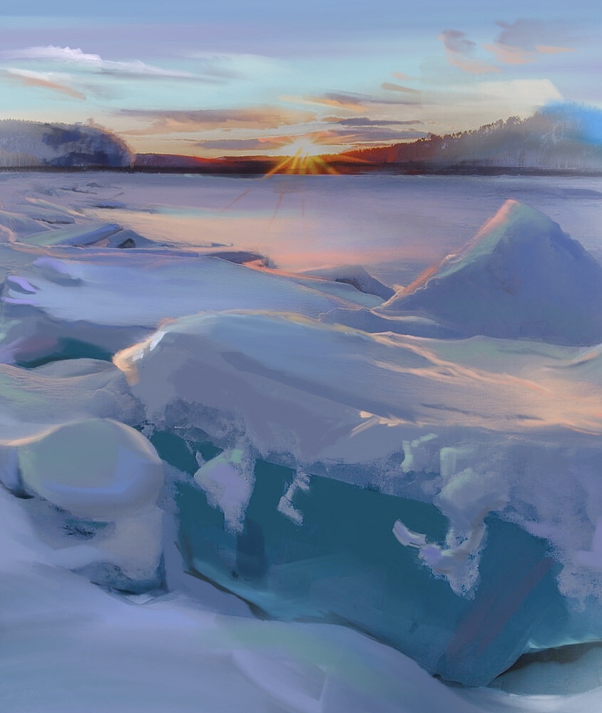 游戏场景原画练习（图ZMjgxNzUzNTI0） - 游戏原画 - 站酷设计师甘夏手绘原创素材 - 站酷ZCOOL