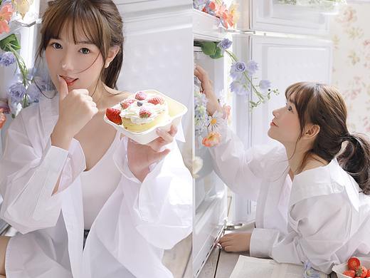 少女感冰箱花写真❗️最全拍摄教程来啦💐