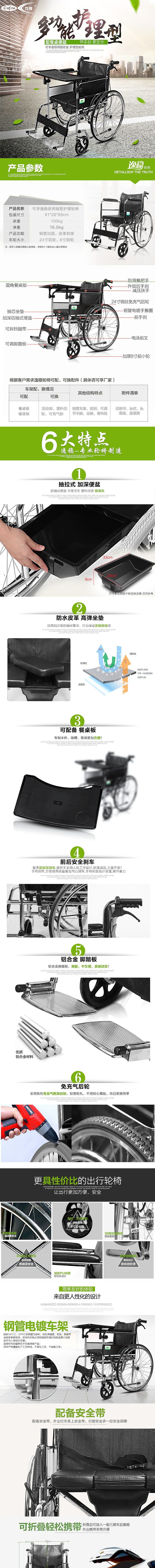 輪椅詳情，根據(jù)要求，簡約風(fēng)格，主要介紹功能（圖ZMzI4ODg5NTY=） - 電商 - 站酷設(shè)計(jì)師LeeSin先森原創(chuàng)素材 - 站酷ZCOOL