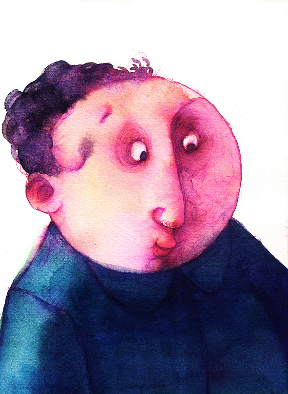 肥胖一族（一）（图ZMTM2MzQ2ODMy） - 新锐潮流插画 - 站酷设计师尹成伟的艺术故事原创素材 - 站酷ZCOOL