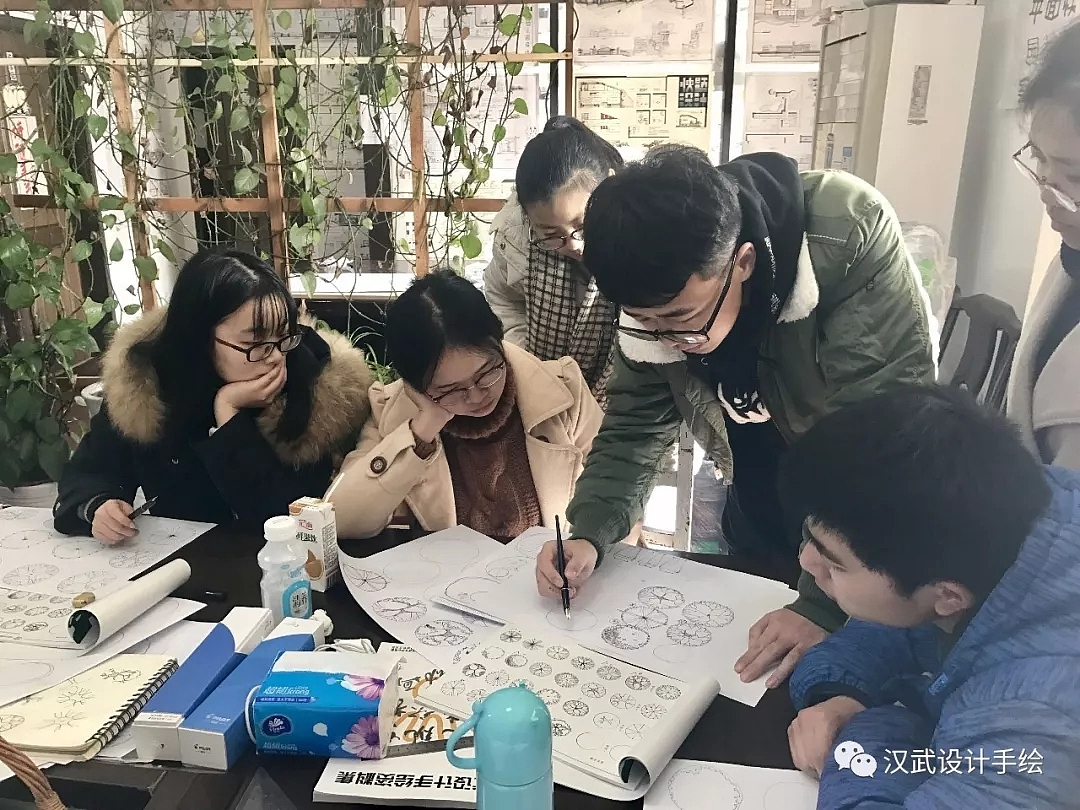 汉武手绘 环艺 建筑 规划 平面 动画 数码 工业设计手绘培训