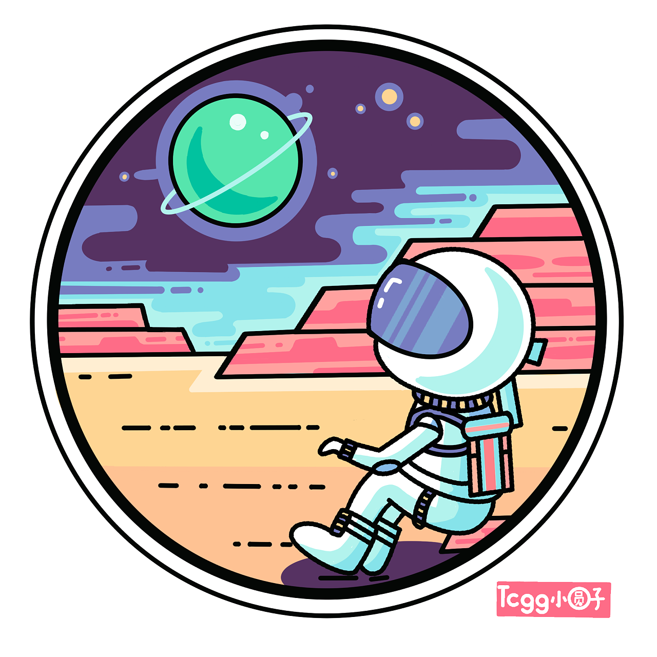 宇航员主题小图标