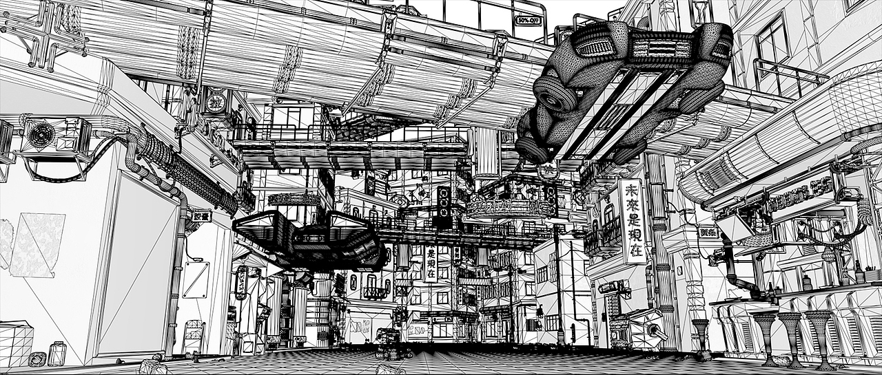 赛博朋克风格练习