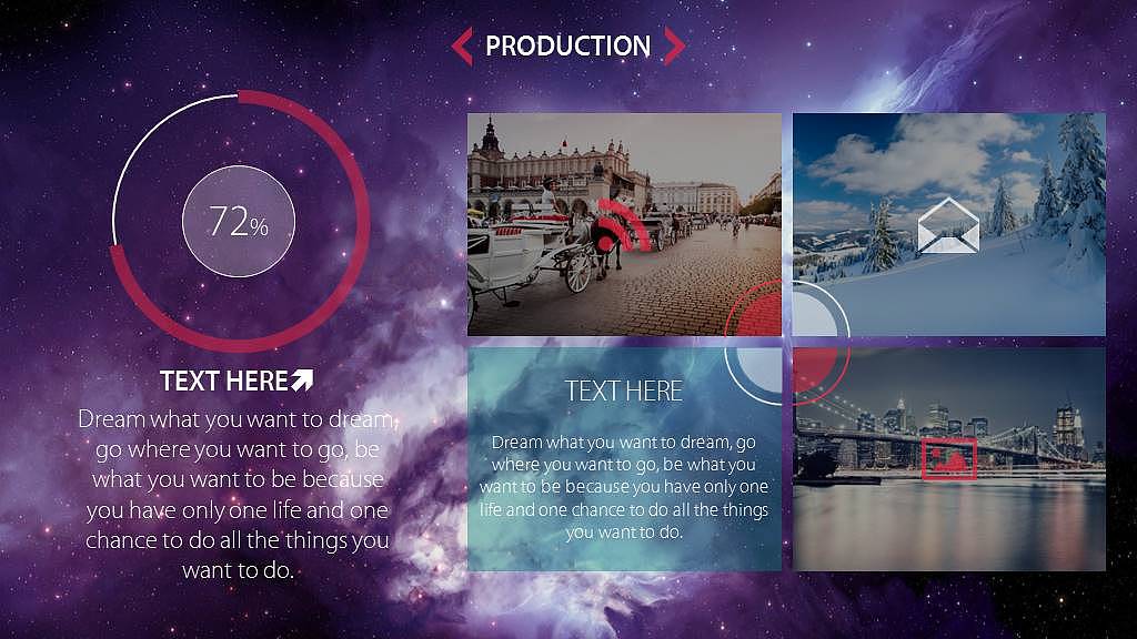 贵族紫星云图文总结汇报模板