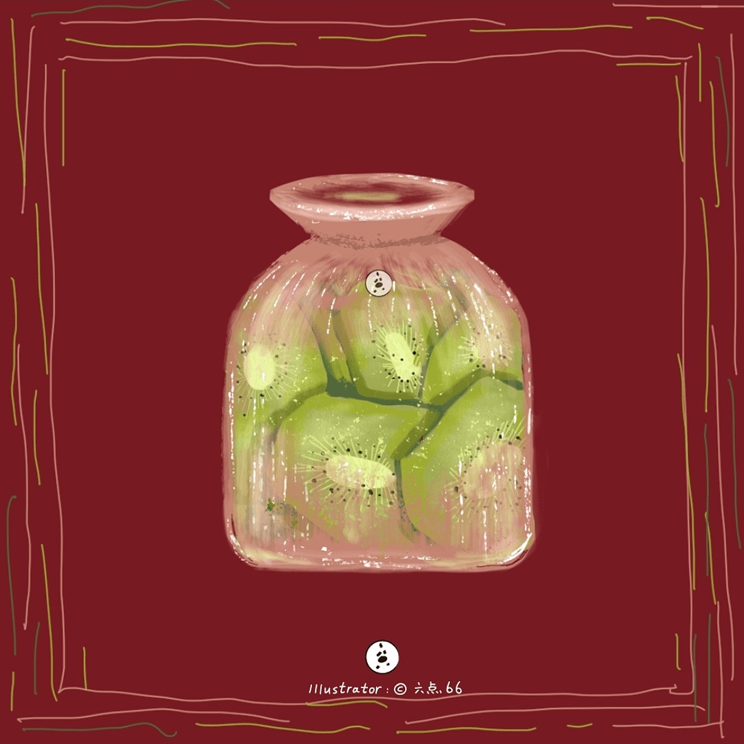 《六点66原创插画——瓶瓶罐罐》