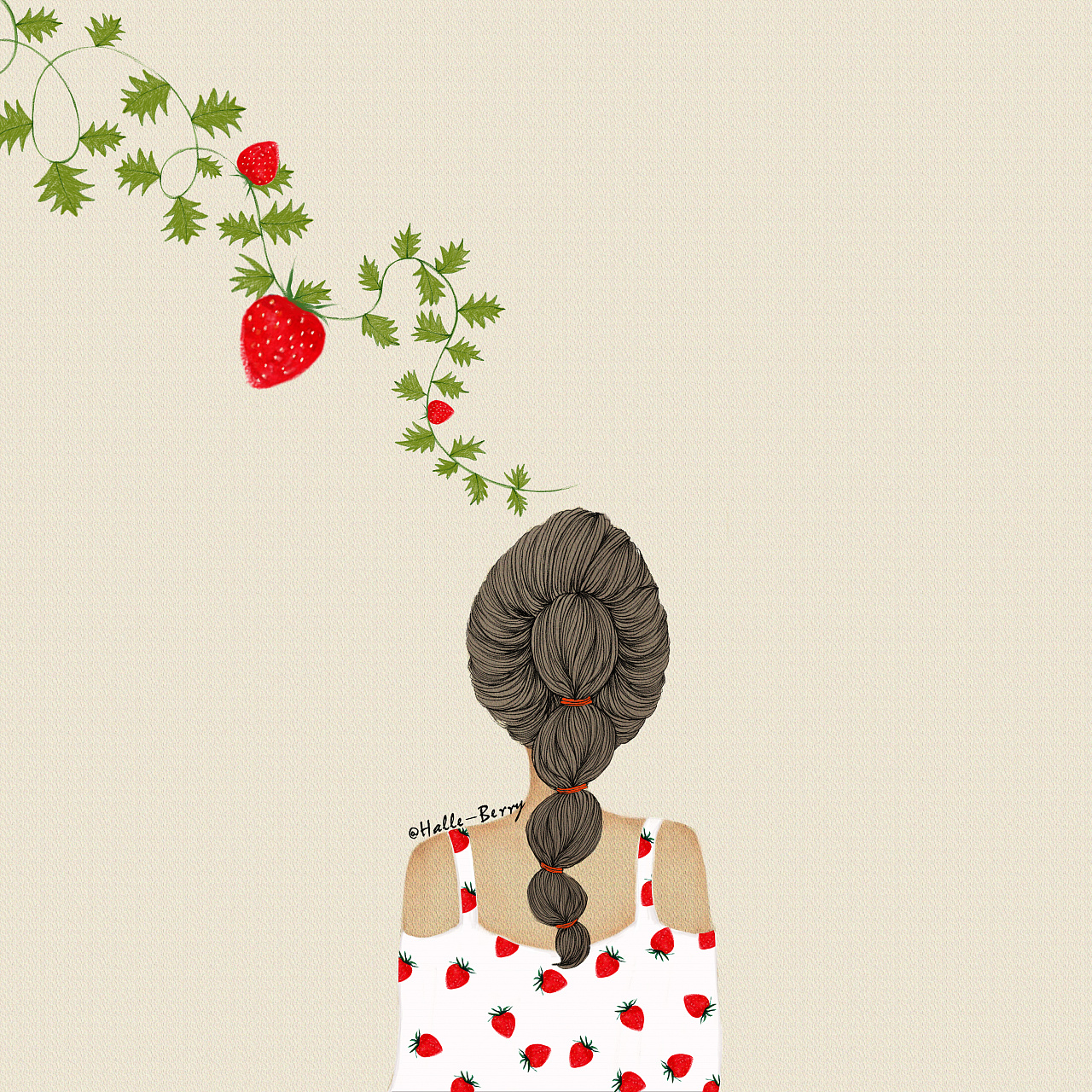 halleberry原创作品背影的浪漫