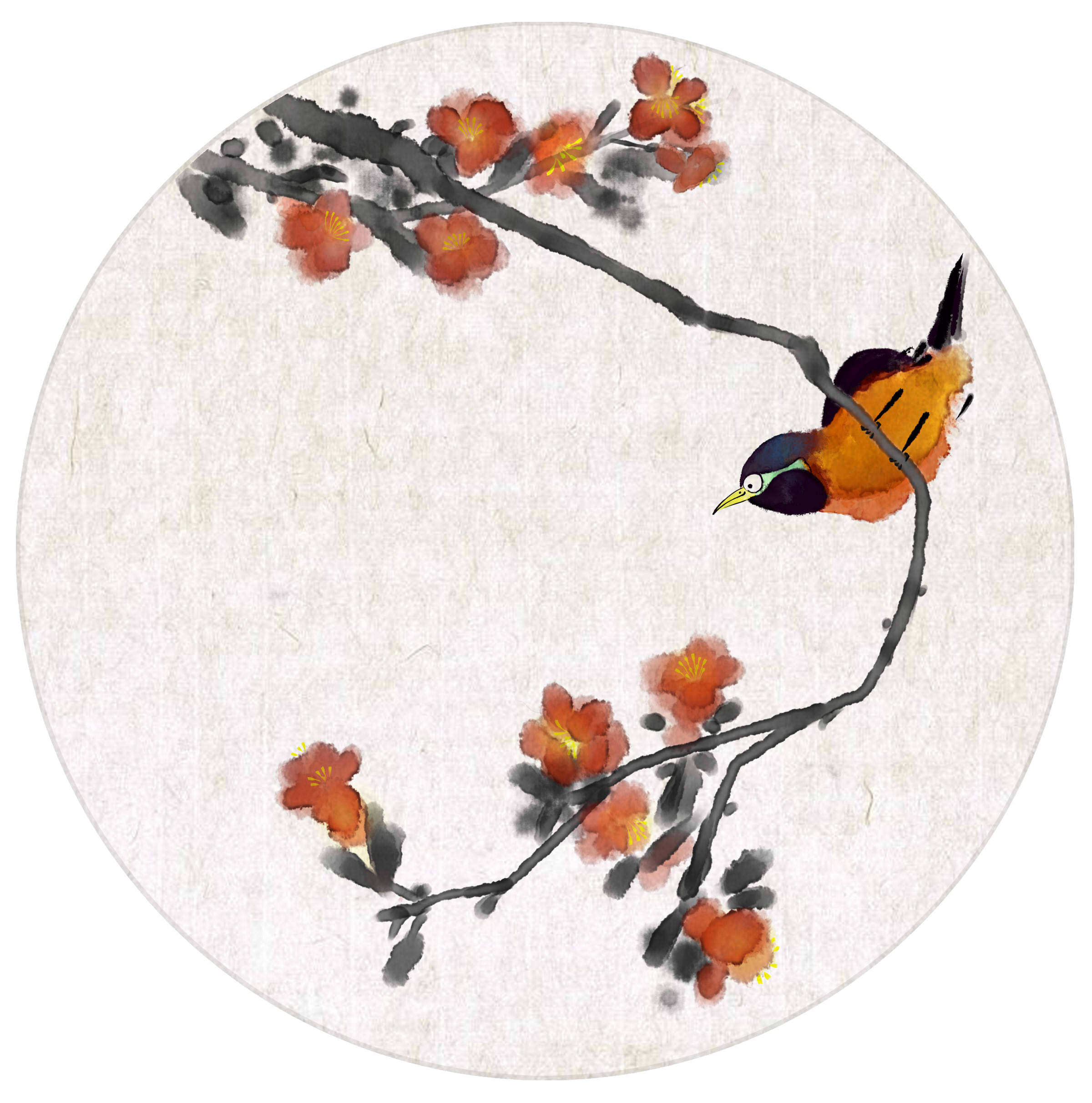 电脑板绘—水墨画