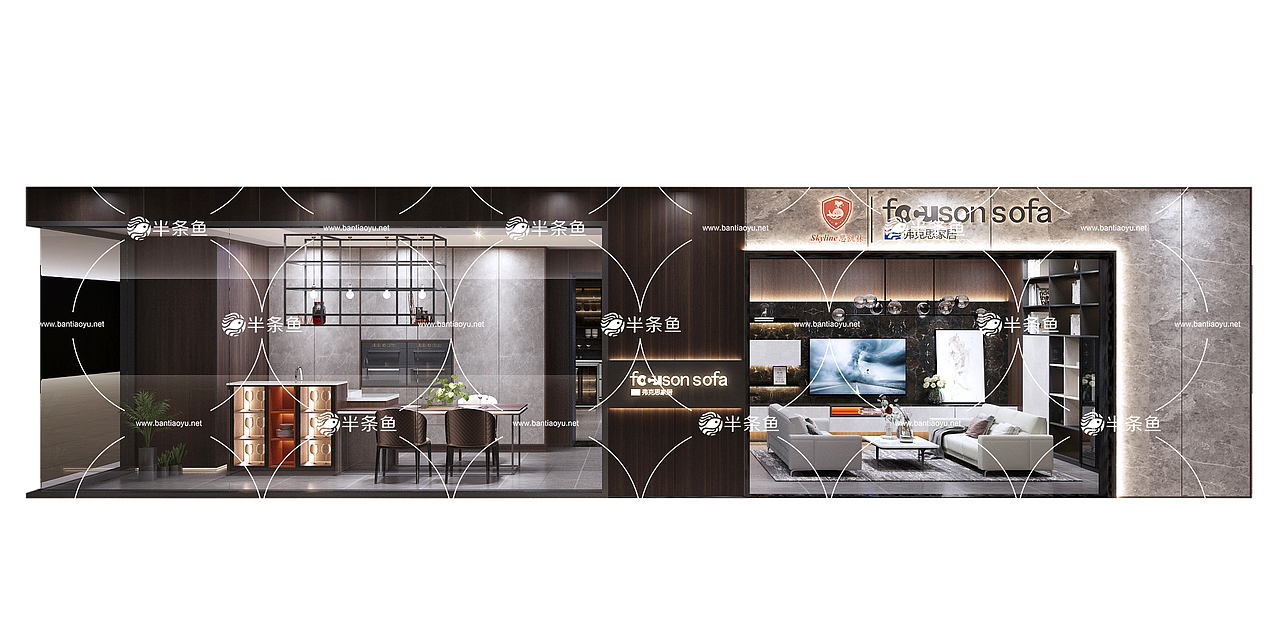 展厅设计案例（图ZMjExMTAwMzg4） - 展陈设计 - 站酷设计师半条鱼设计1原创素材 - 站酷ZCOOL