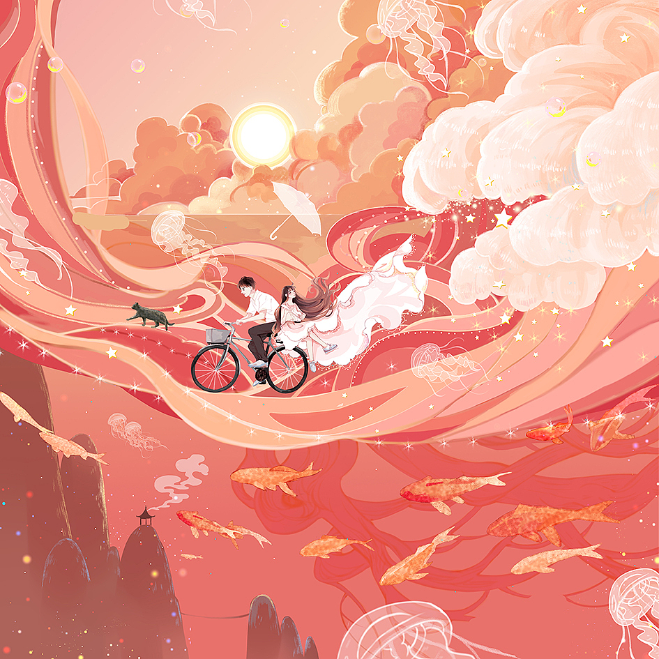 要心里有小星星，生活才会亮晶晶呀（图ZMjA2NTI4Mzc2） - 商业插画 - 站酷设计师小石头1125原创素材 - 站酷ZCOOL