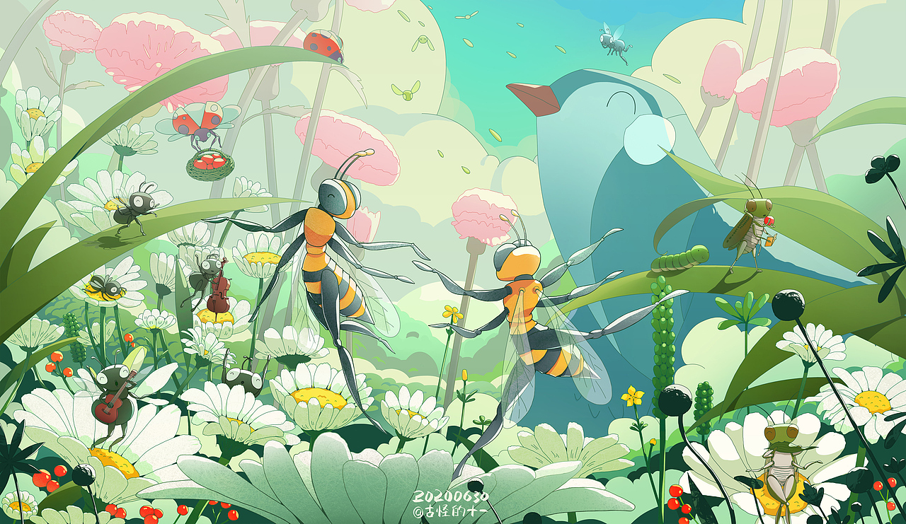 空中精灵（图ZMjYwODIxOTg0） - 创作习作 - 站酷设计师古怪的十一原创素材 - 站酷ZCOOL