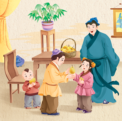 国学故事（图ZODc3MTMxOTI=） - 儿童插画 - 站酷设计师水瓶座123原创素材 - 站酷ZCOOL