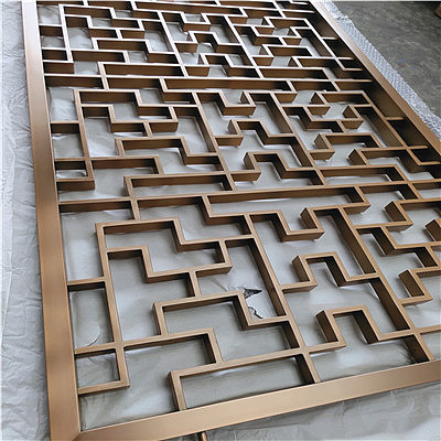 精美不锈钢屏风制作不锈钢仿古铜屏风隔断众钰定制