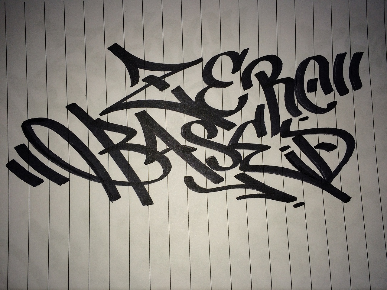 涂鸦tag英文字体整理