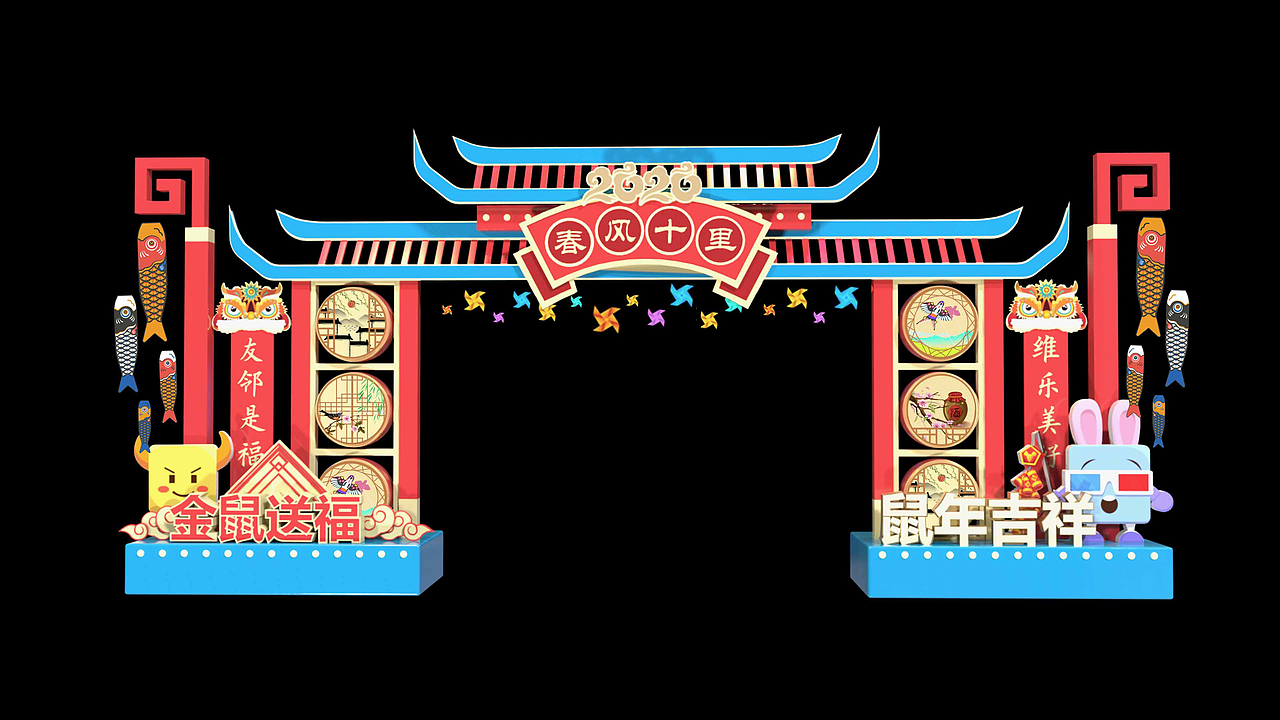 美陈门头（图ZMjAzNDc0ODMy） - 展陈设计 - 站酷设计师river_lake原创素材 - 站酷ZCOOL