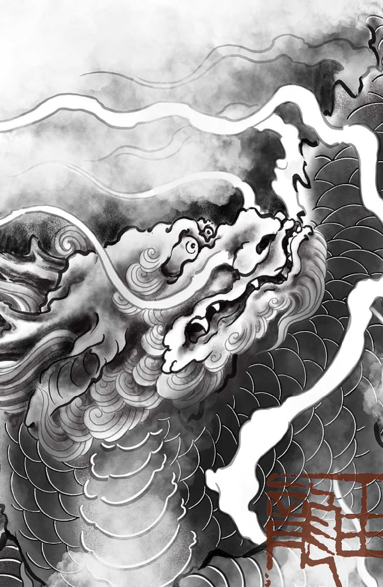 麒麟稿之麒麟的意义——由龙|纯艺术|绘画|上海由龍工作室 - 原创作品 - 站酷 (ZCOOL)