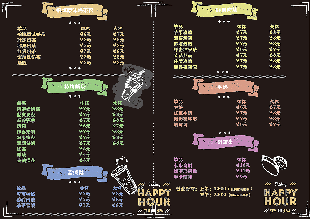 奶茶店(一套体系)