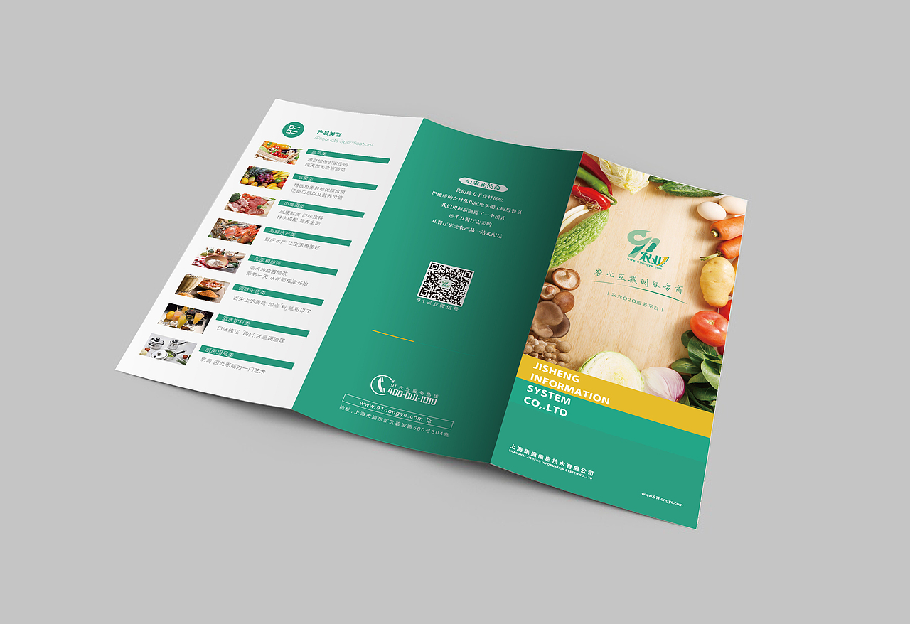 公司的折页视觉设计