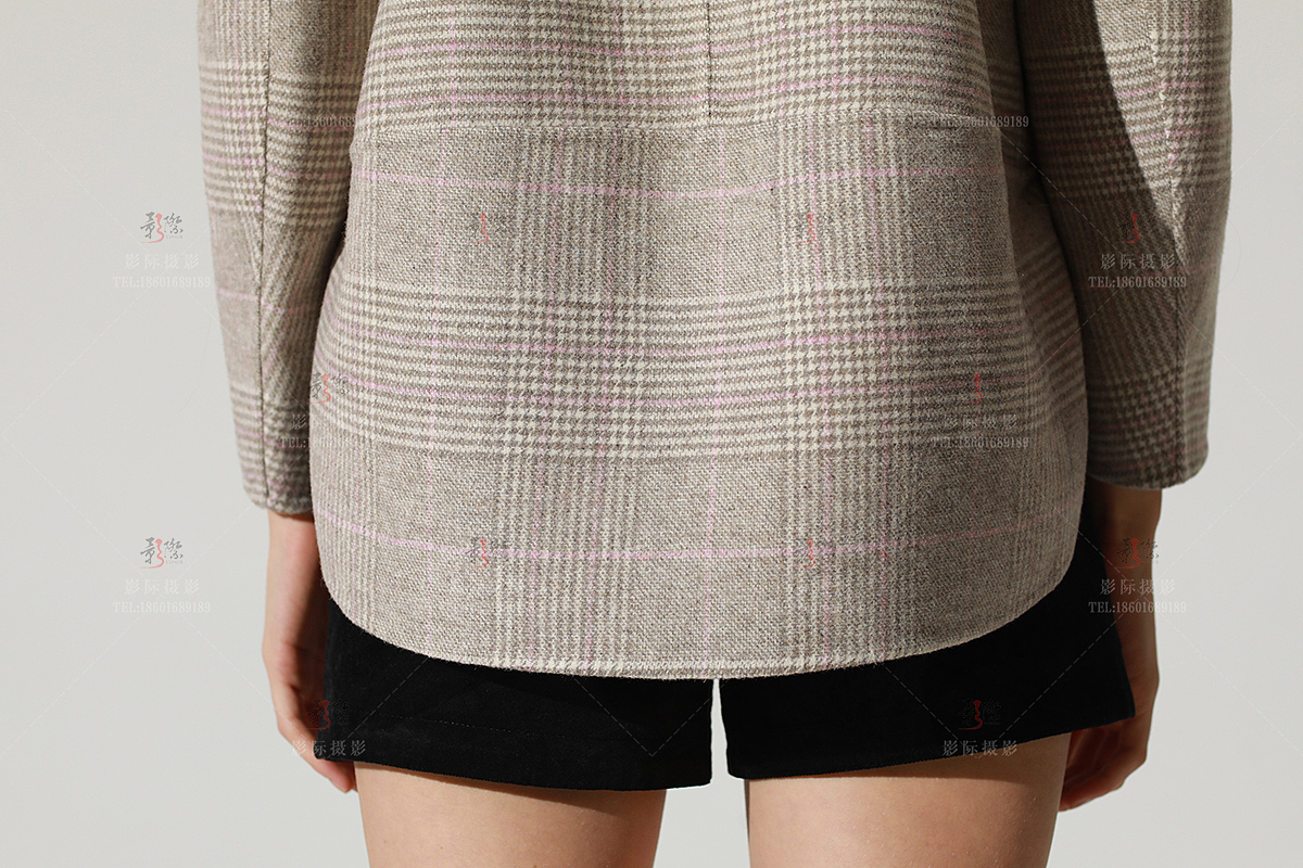 服装模特拍摄 女装外模 毛呢大衣服装网店上新图片网拍