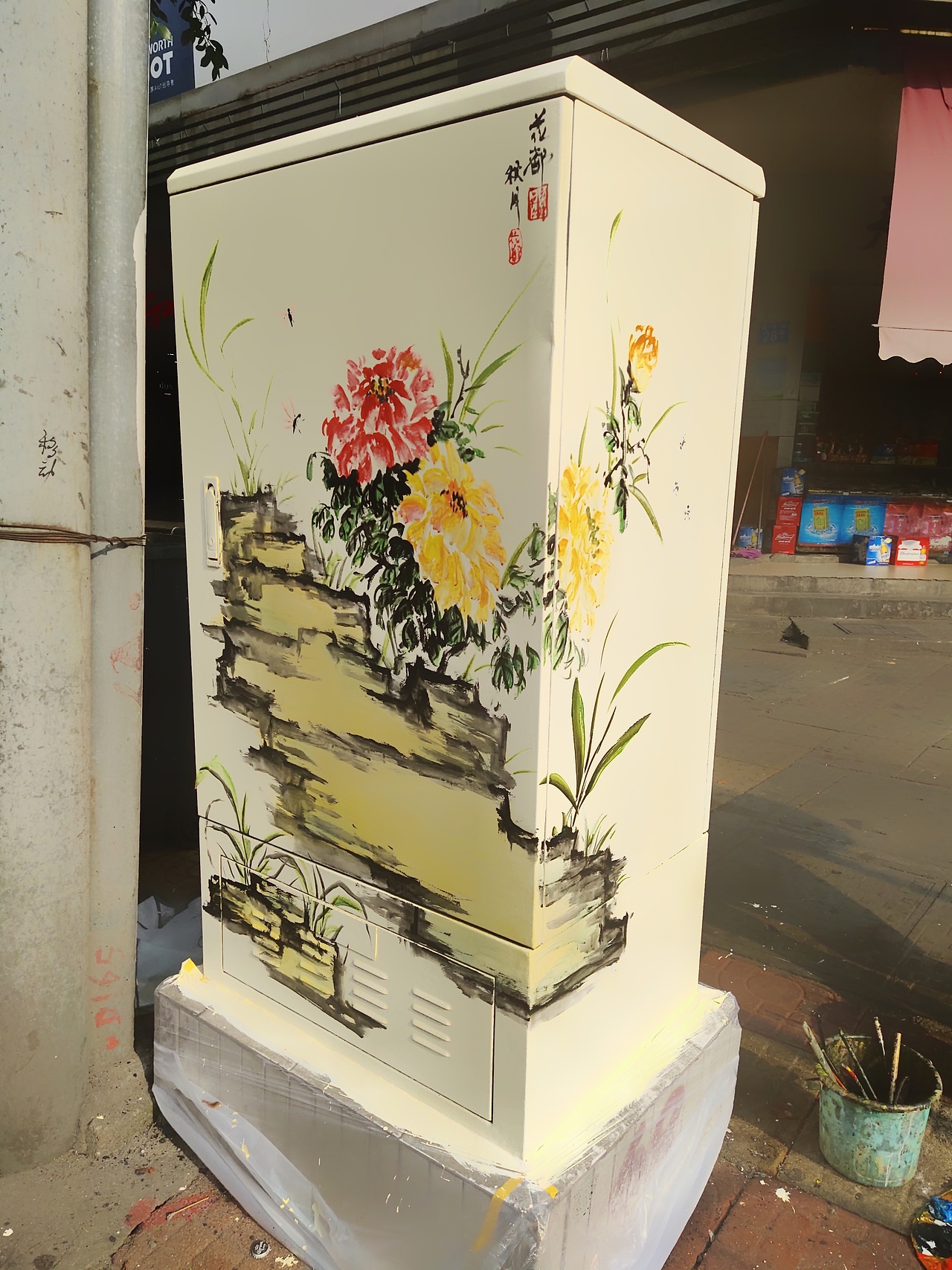 花都电箱彩绘