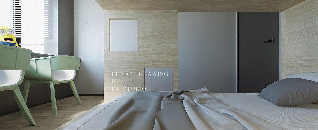 效果表现打造亲子空间 现代小三房