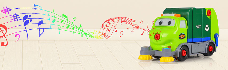 儿童组装环卫车