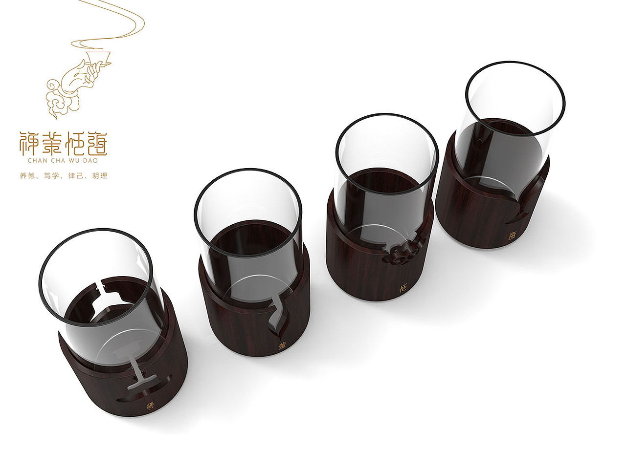 禅茶悟道茶杯茶器设计创意（图ZMzMyNTI3OTMy） - 生活用品 - 站酷设计师化境原创素材 - 站酷ZCOOL