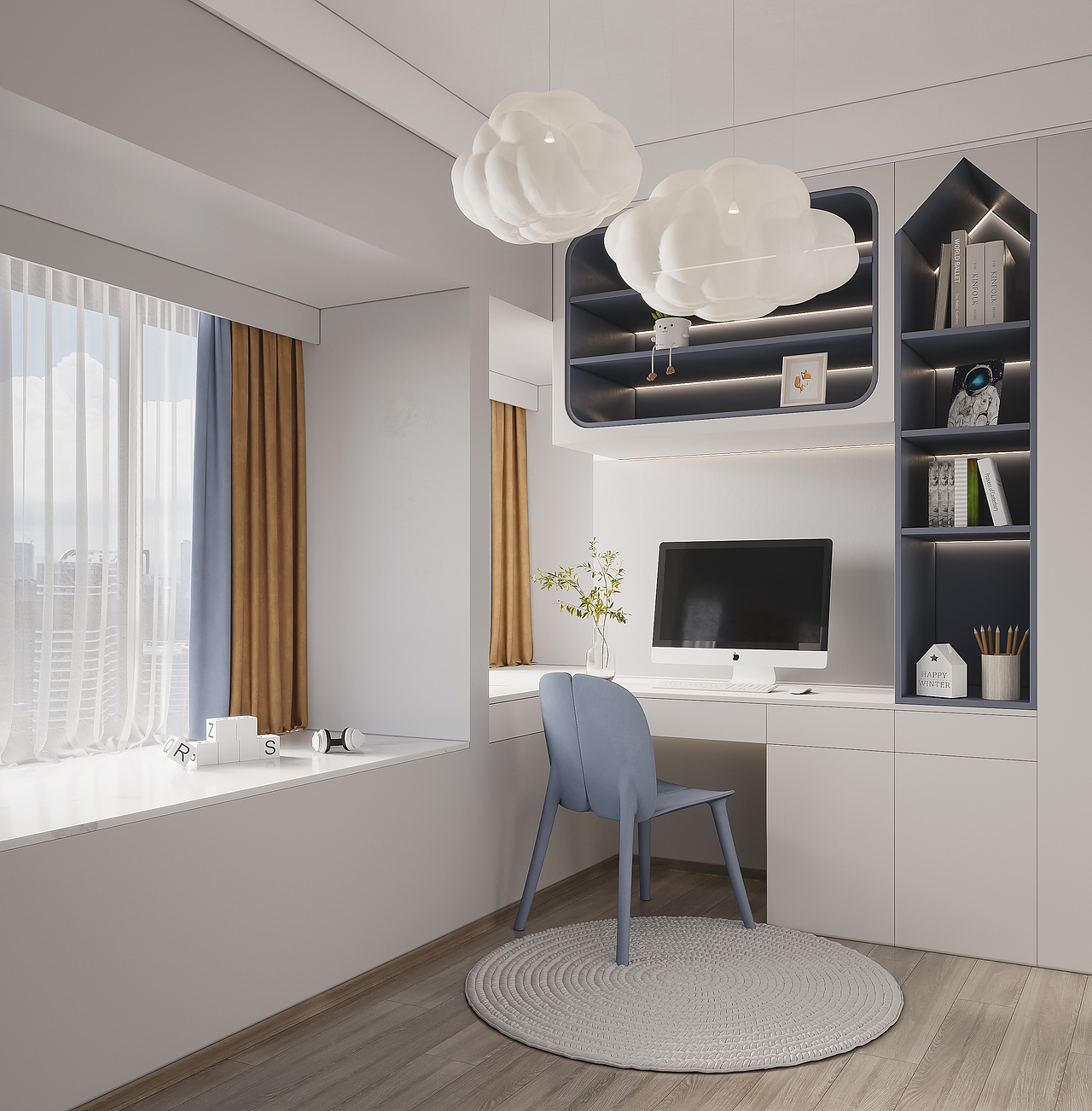 深圳口山设计:南山花果山大厦,无主灯衬托出的高级美