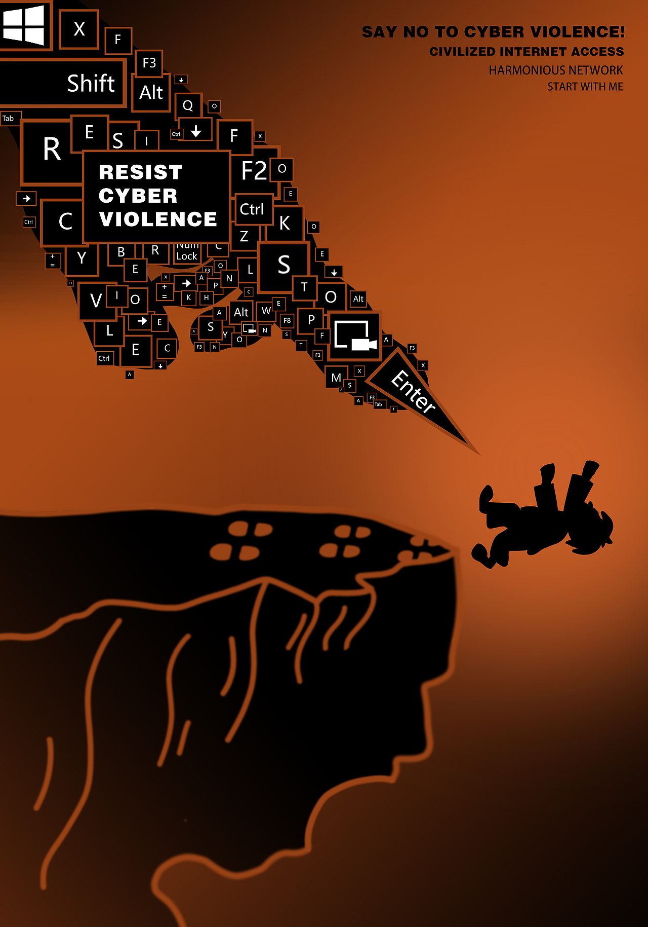 拒绝任何形式上的暴力